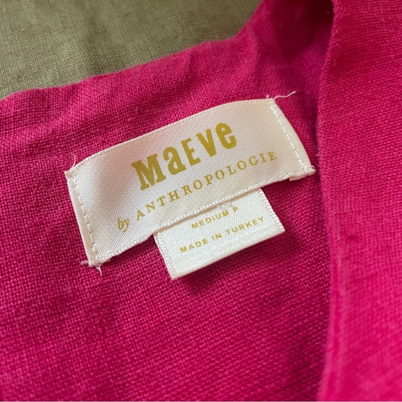 Anthropologie Maeve Linen Melbourne Swing Dress - Picture 4 of 11